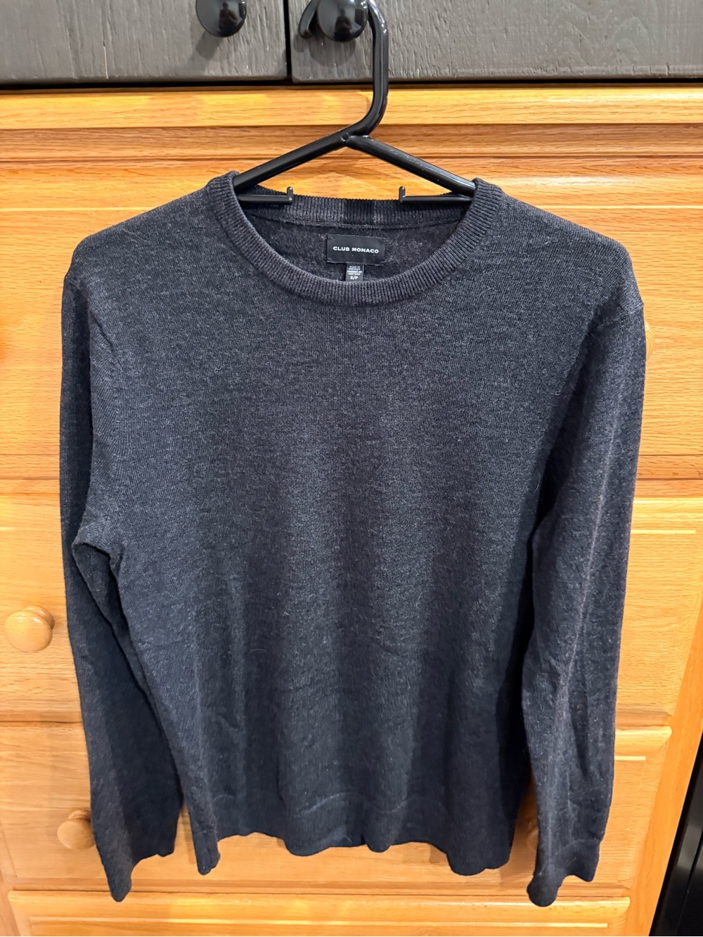 Club Monaco Men's Crewneck Sweater - Dark Charcoal